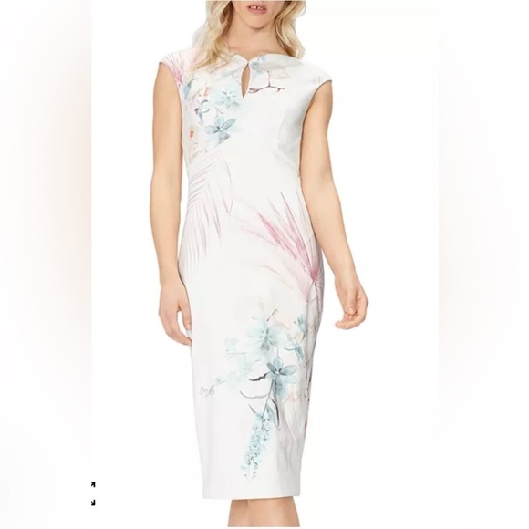 Ted Baker London Dresses & Skirts - Ted Baker Serendipity Floral Print Sheath Dress Elegant Sleeveless Dress Size 1